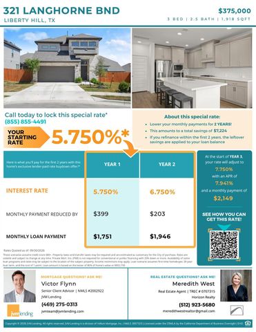 321 Langhorne BND, Liberty Hill, TX 78642