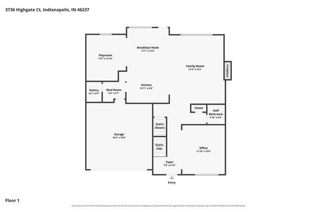 3736 Highgate Court, Indianapolis, IN 46237