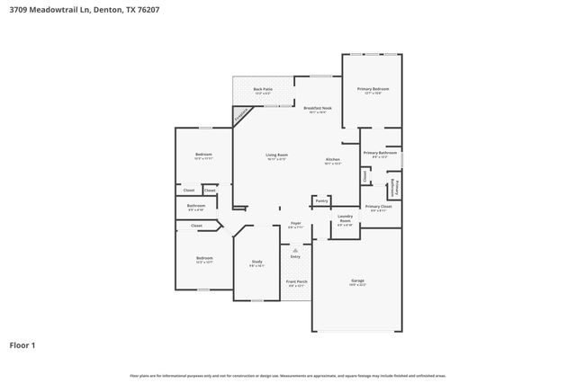 3709 Meadowtrail Lane, Denton, TX 76207