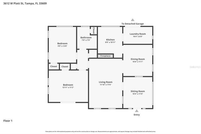 3612 W PLATT STREET, Tampa, FL 33609