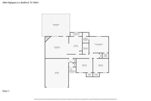 3004 Highgate Lane, Bedford, TX 76021