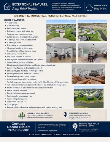 W158N6711 Tamarack TRAIL, Menomonee Falls, WI 53051