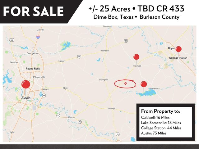 TBD County Road 433, Dime Box, TX 77853