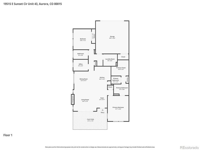 19515 E Sunset Cir, Aurora, CO 80015
