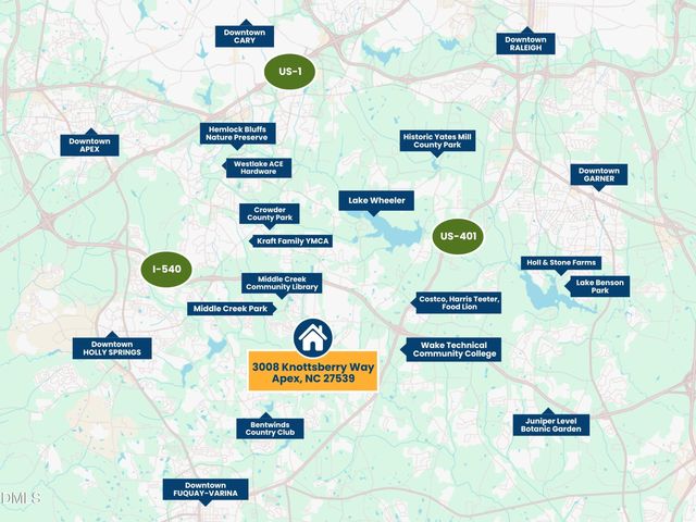3008 Knottsberry Way, Apex, NC 27539