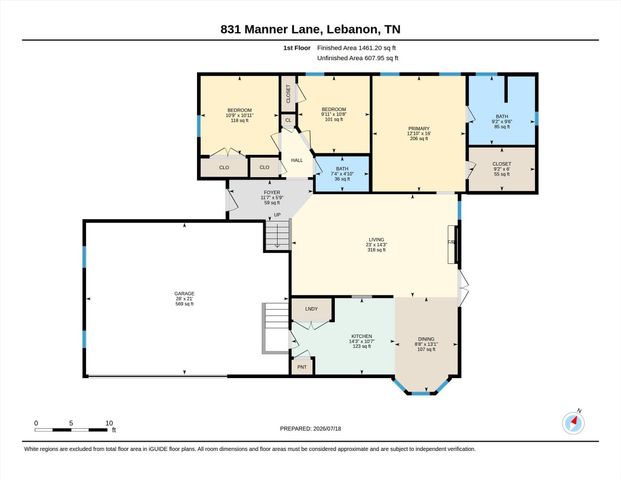 831 Manner Ln, Lebanon, TN 37087