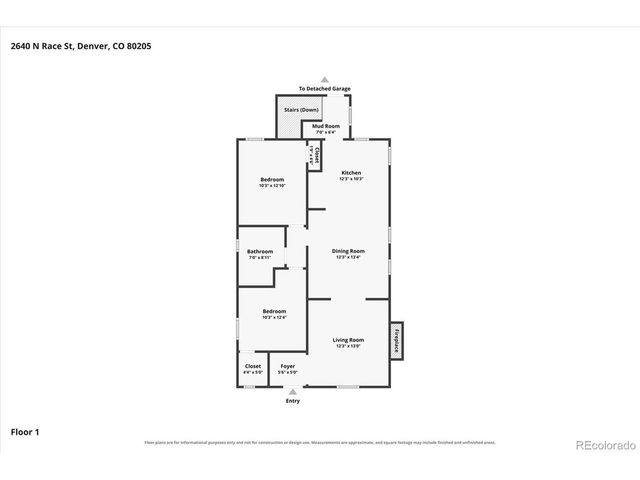 2640 N Race St, Denver, CO 80205