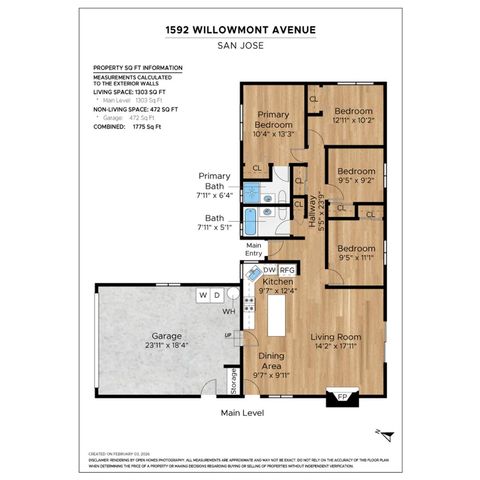 1592 Willowmont Avenue, San Jose, CA 95118