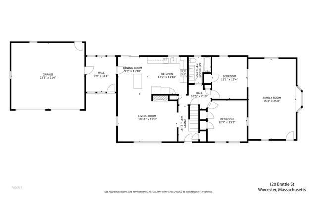 120 Brattle St, Worcester, MA 01606