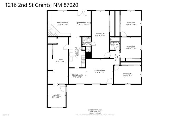 1216 N 2nd Street, Grants, NM 87020