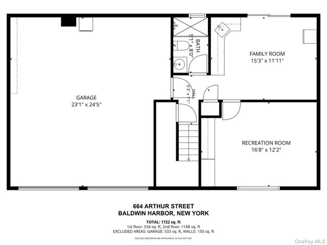 664 Arthur Street, Baldwin, NY 11510