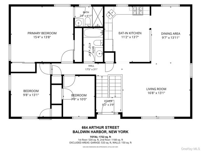 664 Arthur Street, Baldwin, NY 11510