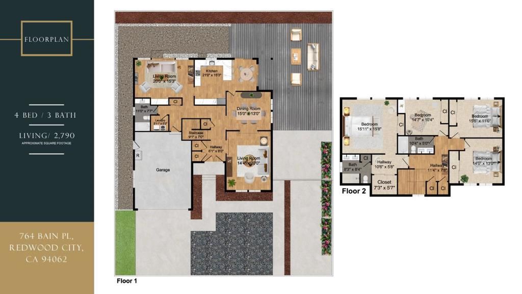 Image 46 of property listing at 764 Bain Place, Redwood City, CA 94062