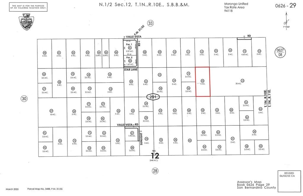 0 Pipe Line, 29 Palms, CA 92277