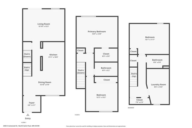 2455 Crestwood Drive, North Saint Paul, MN 55109