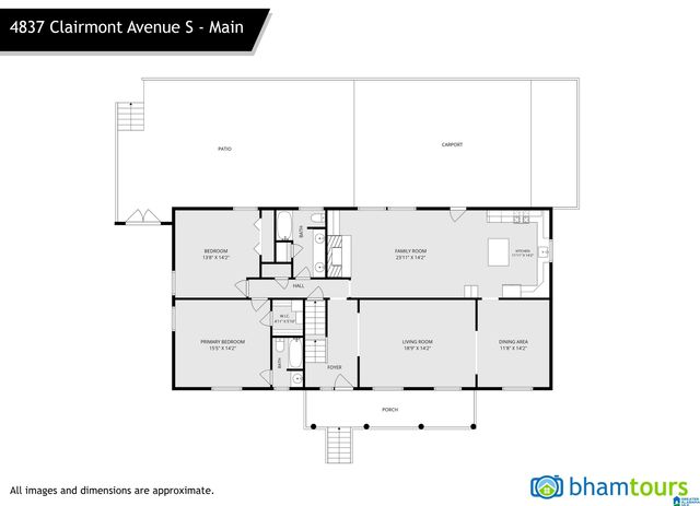 4837 CLAIRMONT AVENUE S, Birmingham, AL 35222