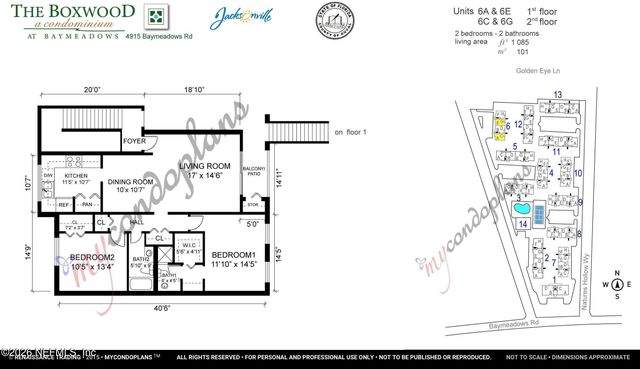 4915 BAYMEADOWS Road 6A, Jacksonville, FL 32217