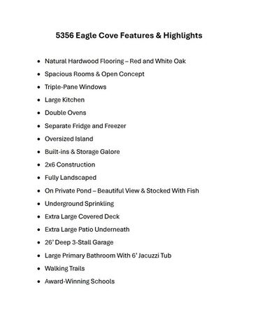 5356 Eagle Cove Drive, Hudsonville, MI 49426