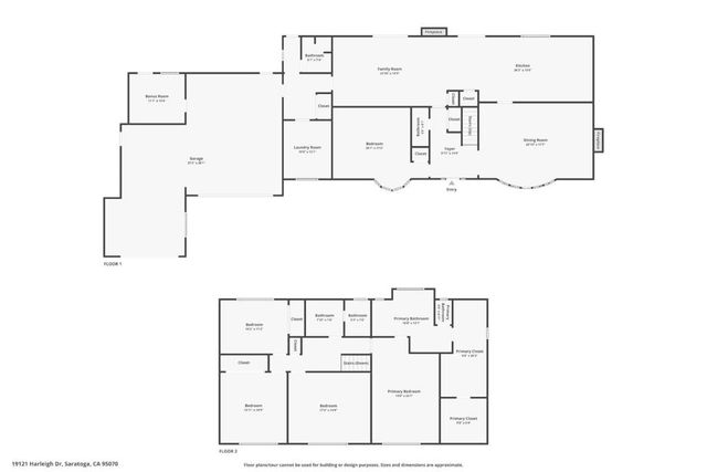 19121 Harleigh Drive, Saratoga, CA 95070
