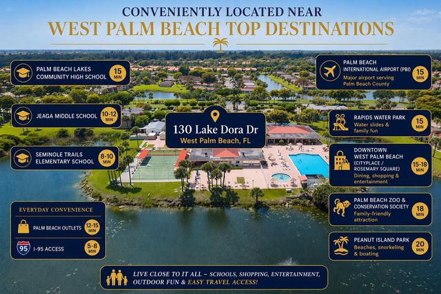 130 Lake Dora Drive, West Palm Beach, FL 33411