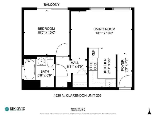 4520 N CLARENDON Avenue 206, Chicago, IL 60640