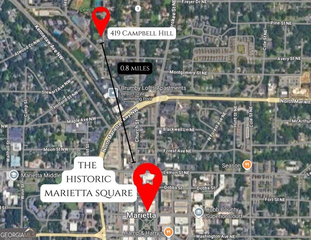 419 Campbell Hill Street NW, Marietta, GA 30060