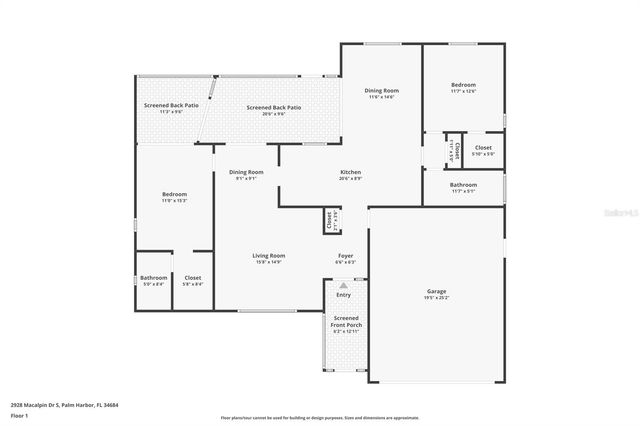 2928 MACALPIN DRIVE S, Palm Harbor, FL 34684