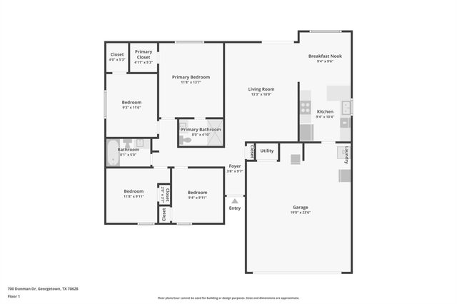 700 Dunman DR, Georgetown, TX 78628