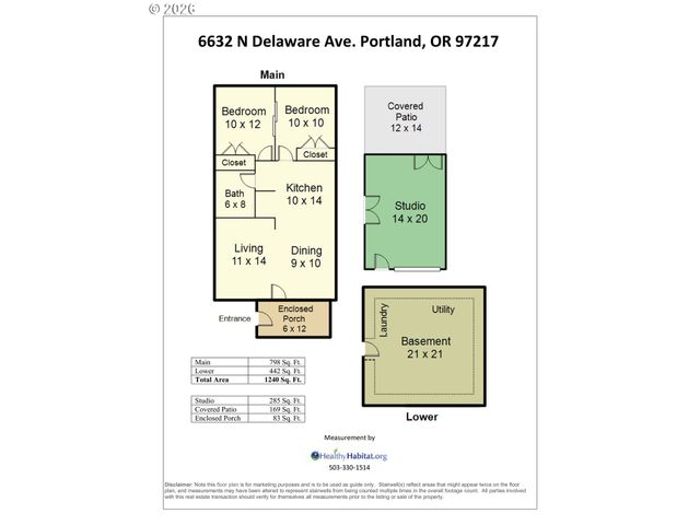 6632 N DELAWARE Ave, Portland, OR 97217