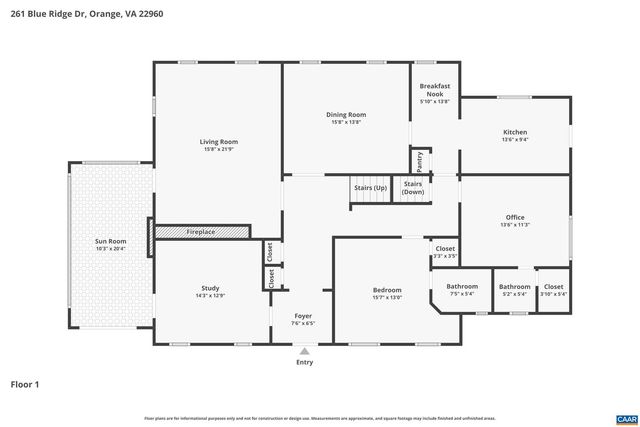 261 BLUE RIDGE DR, Orange, VA 22960