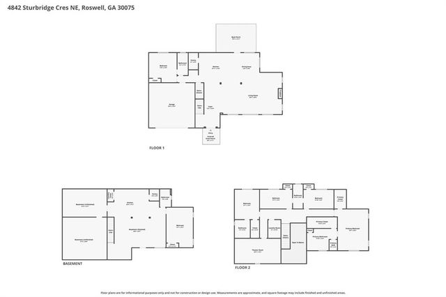 4842 Sturbridge Crescent NE, Roswell, GA 30075
