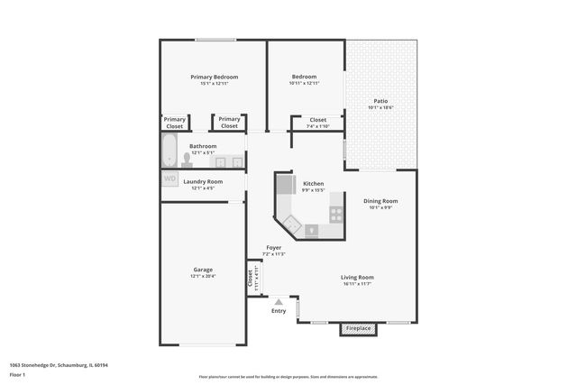 1063 Stonehedge Drive, Schaumburg, IL 60194