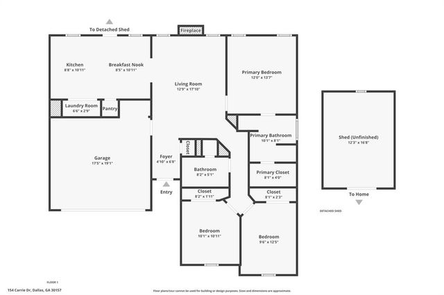 154 Carrie Drive, Dallas, GA 30157