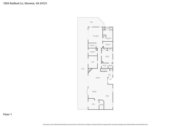 1055 REDBUD LN, Moneta, VA 24121