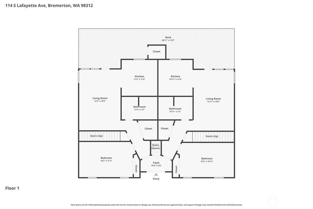 112 & 114 S Lafayette Avenue, Bremerton, WA 98312