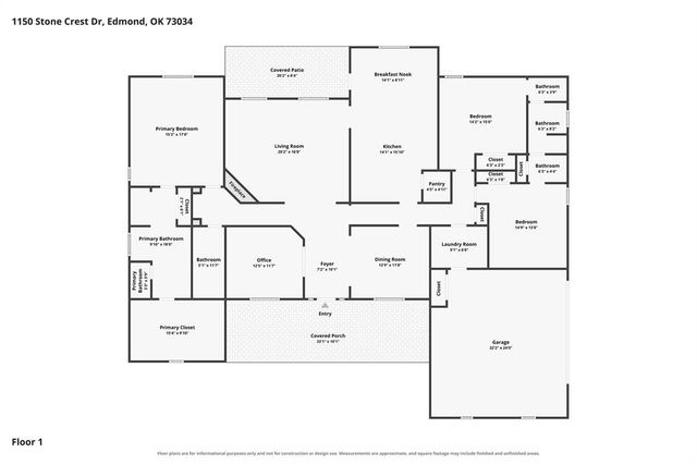 1150 Stone Crest Drive, Edmond, OK 73034