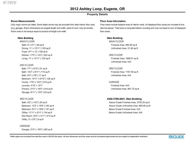 3012 ASHLEY Loop, Eugene, OR 97405