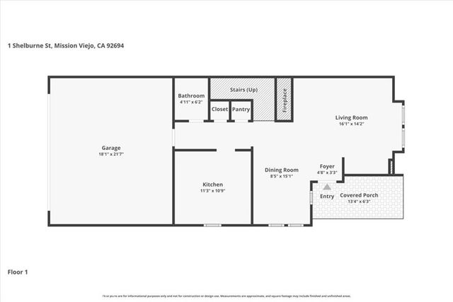1 Shelburne, Ladera Ranch, CA 92694