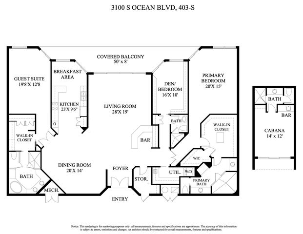 3100 S Ocean Boulevard 403s, Palm Beach, FL 33480