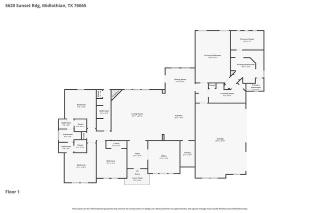 5620 Sunset Ridge, Midlothian, TX 76065
