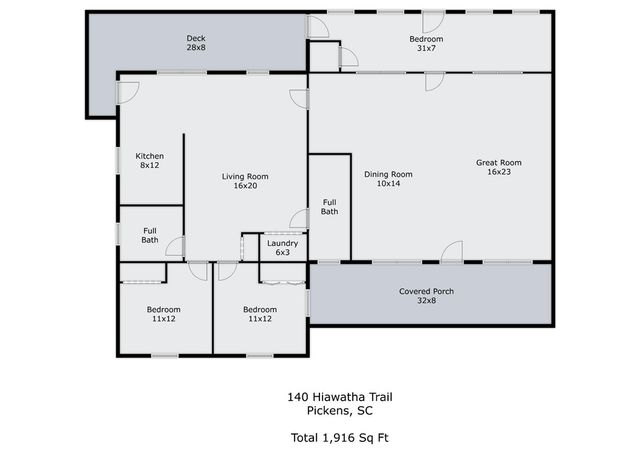140 Hiawatha Trail, Pickens, SC 29671