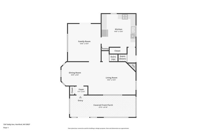136 Teddy AVENUE, Hartford, WI 53027
