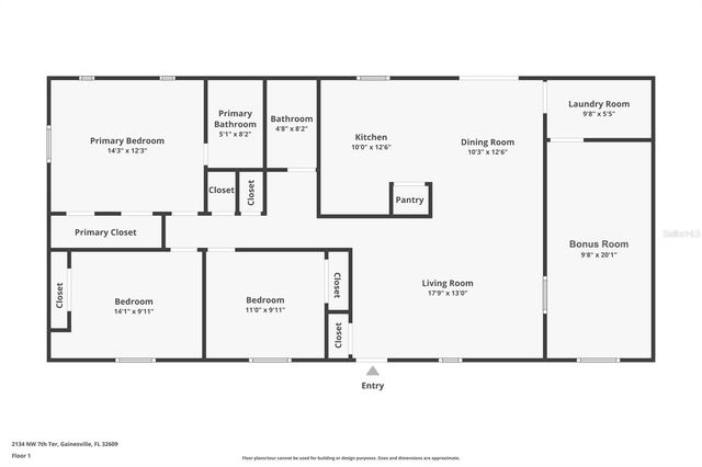 2134 NW 7TH TERRACE, Gainesville, FL 32609