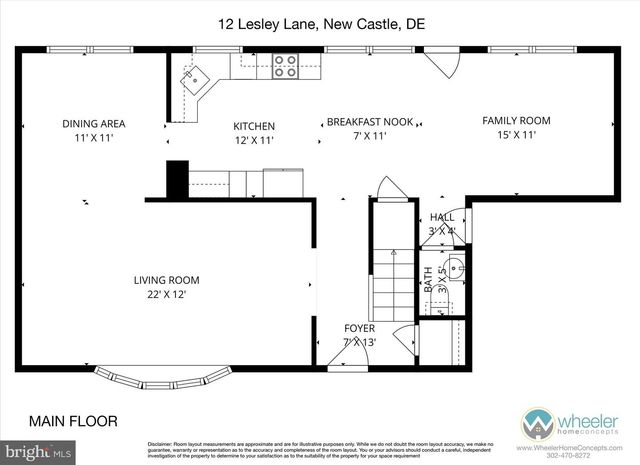 12 LESLEY LN, New Castle, DE 19720