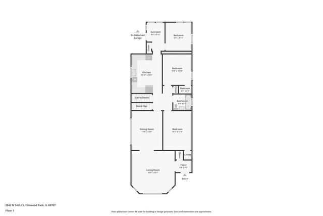 2842 N 74th Court, Elmwood Park, IL 60707