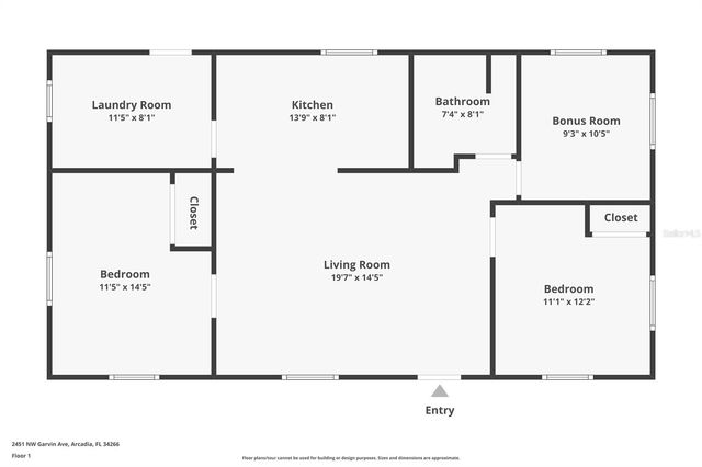 2451 NW GARVIN AVENUE, Arcadia, FL 34266