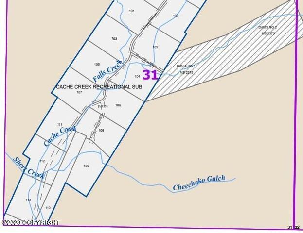 9320 S Cache Crk Drive, Lot 113, Trapper Creek, AK 99683