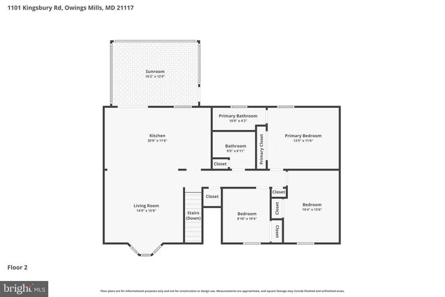 1101 KINGSBURY RD, Owings Mills, MD 21117