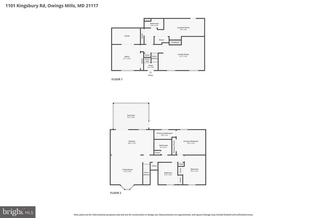 1101 KINGSBURY RD, Owings Mills, MD 21117