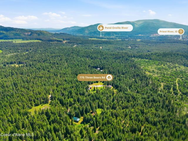 775 Three Bears RD, Priest River, ID 83856